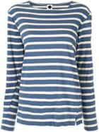Bassike Sailor Long Sleeved T-shirt - Blue