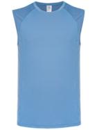Track & Field Panelled Tank Top - Blue