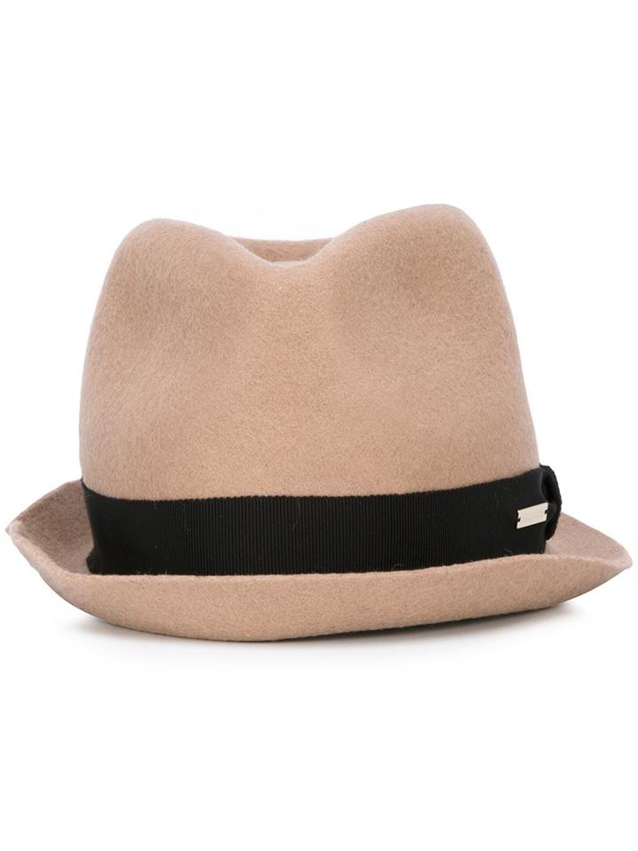 Dsquared2 Trilby Hat, Men's, Size: Small, Nude/neutrals, Wool