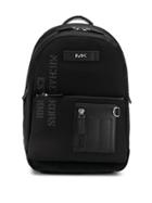 Michael Kors Collection Leather Trim Backpack - Black