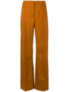 Dorothee Schumacher - Straight-cut Trousers - Women - Polyester - 1, Brown, Polyester