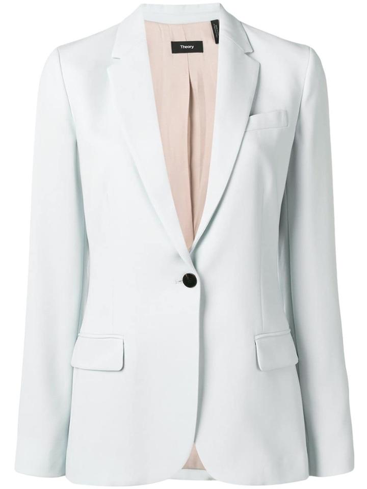 Theory Tailored Blazer Jacket - Blue