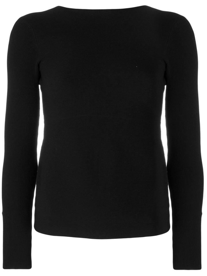 Helmut Lang Technical Tie Back Top - Black
