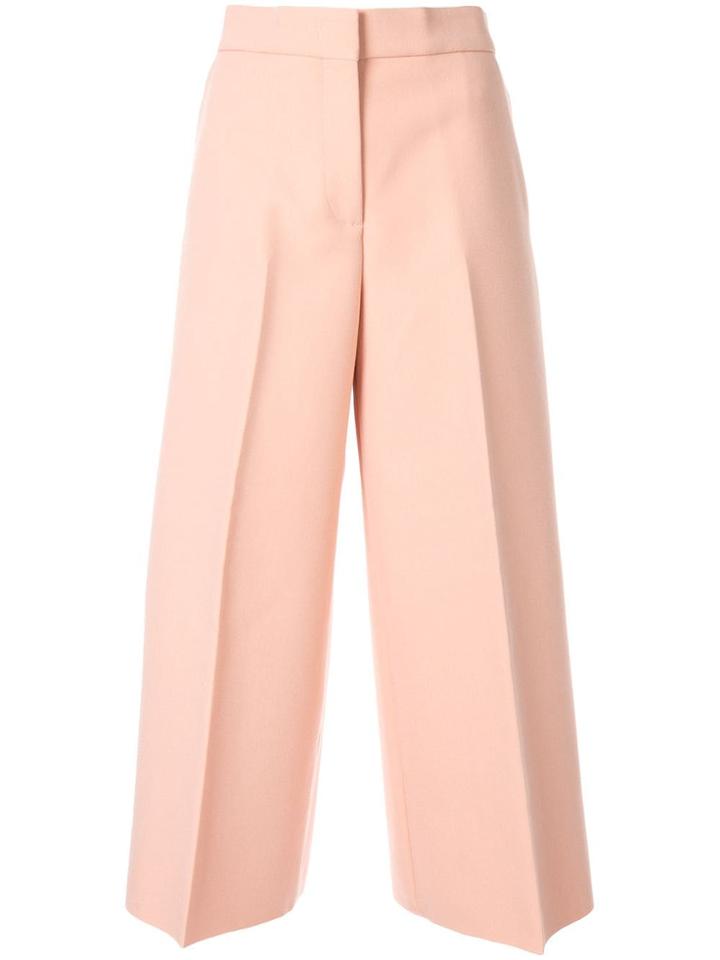 Msgm Classic Cropped Trousers - Neutrals