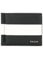 Bally Striped Portfolio Wallet - Black
