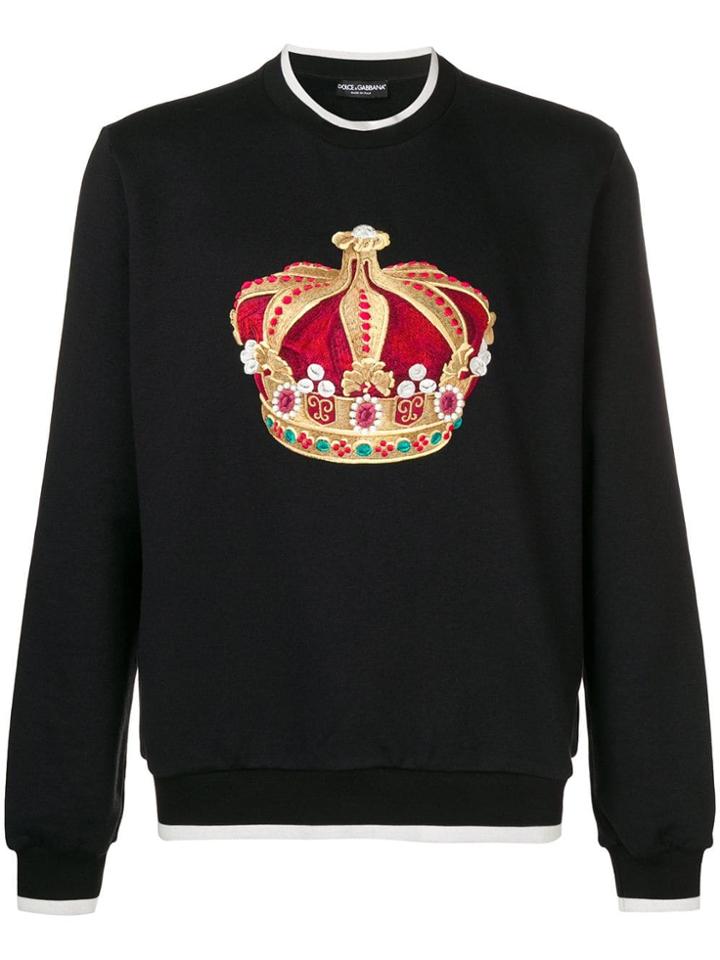 Dolce & Gabbana Heritage Crown Sweatshirt - Black