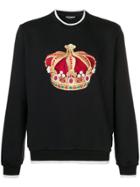 Dolce & Gabbana Heritage Crown Sweatshirt - Black