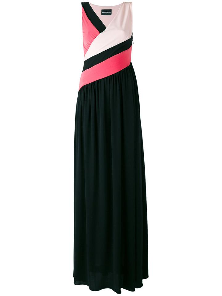 Marco Bologna - Colour Block Evening Dress - Women - Polyester/spandex/elastane - 46, Black, Polyester/spandex/elastane