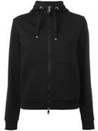 Moncler Classic Zip Hoodie, Women's, Size: Large, Black, Cotton/polyester