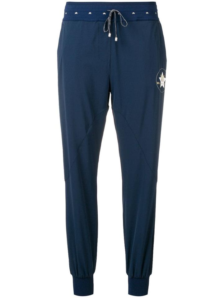 Lorena Antoniazzi Tapered Track Pants - Blue