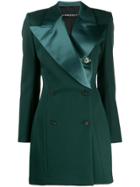 Y/project Longline Double Breasted Blazer - Green