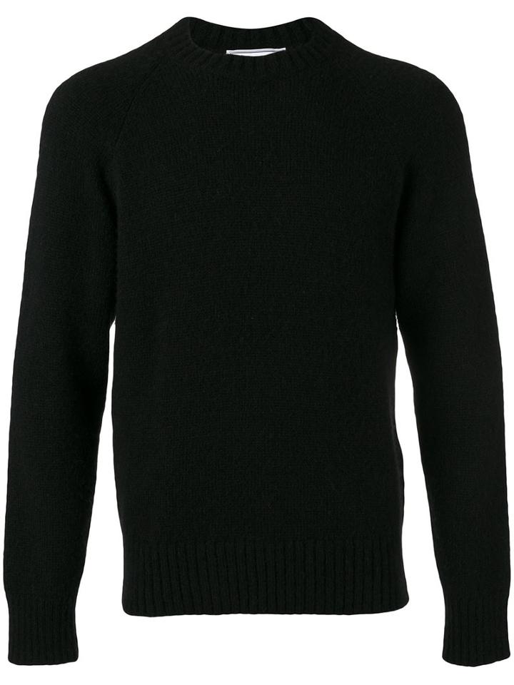 Ami Alexandre Mattiussi - Crew-neck Jumper - Men - Nylon/wool/alpaca - S, Black, Nylon/wool/alpaca