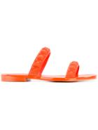 Stuart Weitzman Rosita Sandals - Yellow & Orange
