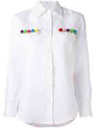 Forte Couture - Thelma Embellished Shirt - Women - Cotton/linen/flax/polyester - 40, Women's, White, Cotton/linen/flax/polyester