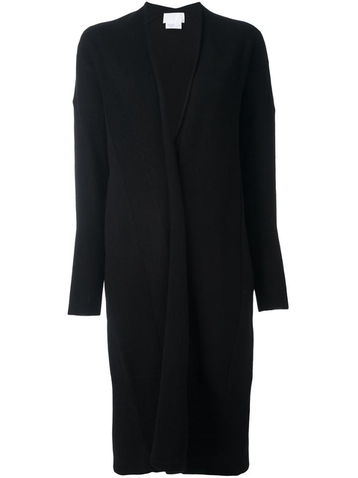 Dkny Open Front Cardi-coat - Black