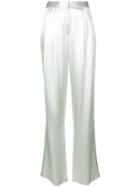 Adam Lippes Pleated Front Trousers - Silver