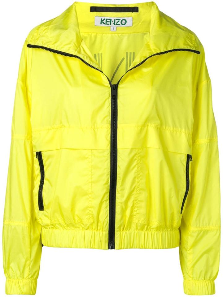 Kenzo Hooded Rain Jacket - Yellow