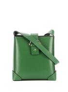 Manu Atelier Petite Trapeze Shoulder Bag - Green