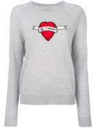Zadig & Voltaire Heart Banner Jumper - Grey