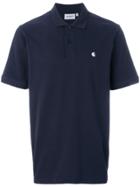 Carhartt Logo Embroidered Polo Shirt - Blue
