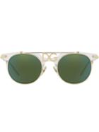 Dolce & Gabbana Eyewear Logo Plaque Wayfarers - White