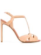 Francesco Russo Ankle Strap Sandals - Nude & Neutrals