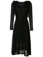 Cecilia Prado Frill Trim Gertrudes Dress - Black