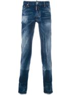 Dsquared2 Distressed Regular Jeans - Blue