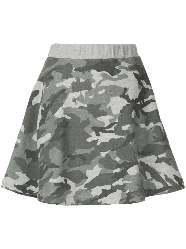 Loveless Camouflage Skirt - Grey