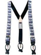 Albert Thurston 'tirante Limited Series' Braces, Men's, Blue, Leather/spandex/elastane/wool/metal