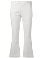 Dondup Cropped Flared Trousers - Grey