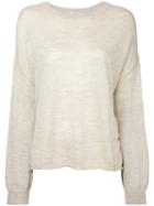 Caramel - Boxy Jumper - Women - Linen/flax/alpaca - 8, Women's, Nude/neutrals, Linen/flax/alpaca