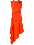 Sies Marjan Wavy Asymmetric Midi Dress - Orange