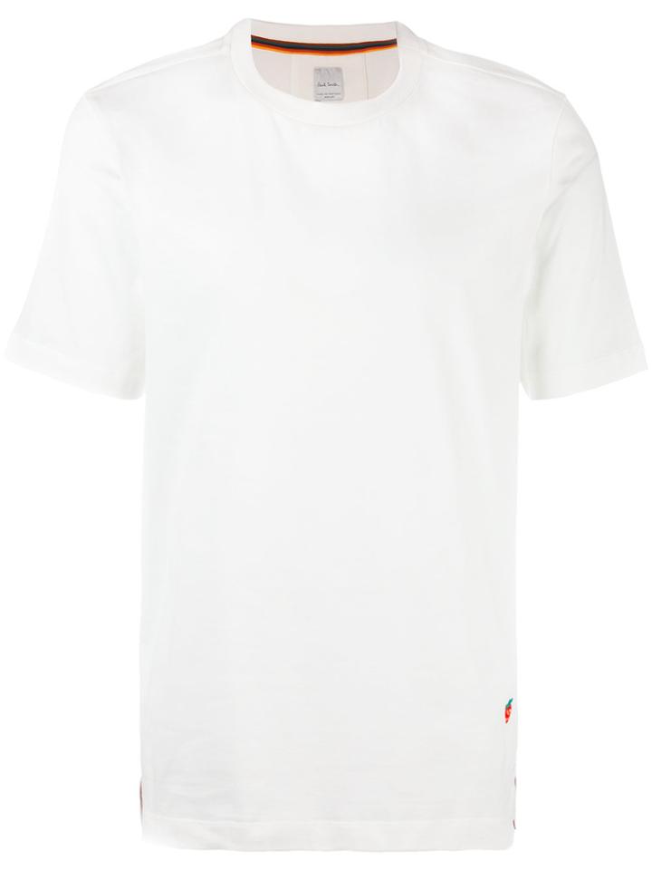Paul Smith 'death Strawberry' Patch T-shirt - Black