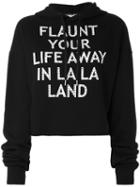 Each X Other - Cropped Hooded Sweatshirt - Women - Cotton - Xs, Black, Cotton