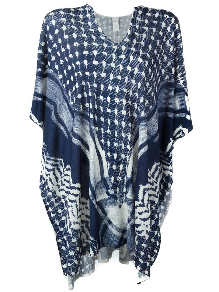 Lala Berlin Fine Knit Printed Poncho