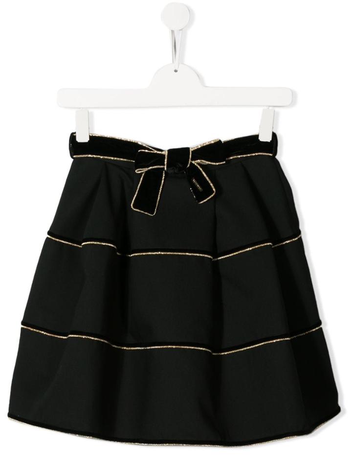 Dsquared2 Kids Metallic Trim Skirt - Black