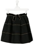 Dsquared2 Kids Metallic Trim Skirt - Black