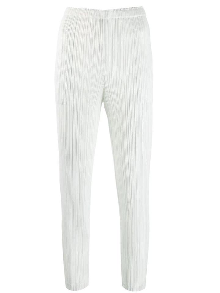 Issey Miyake Pre-owned 1990's Pleated Trousers - Blue