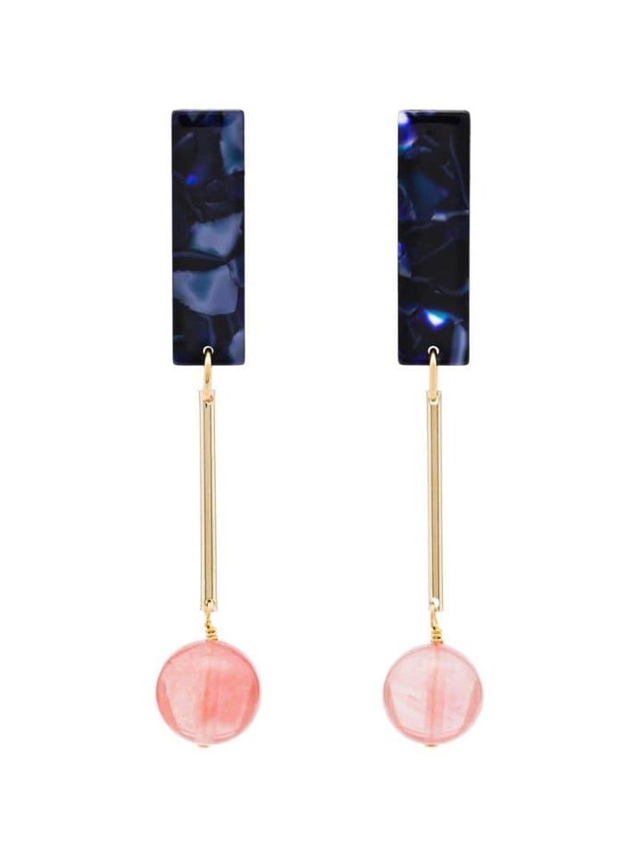 Iuo Drop Ball Earrings - Multicolour