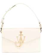 J.w.anderson Logo Plaque Shoulder Bag, Women's, Nude/neutrals, Goat Skin