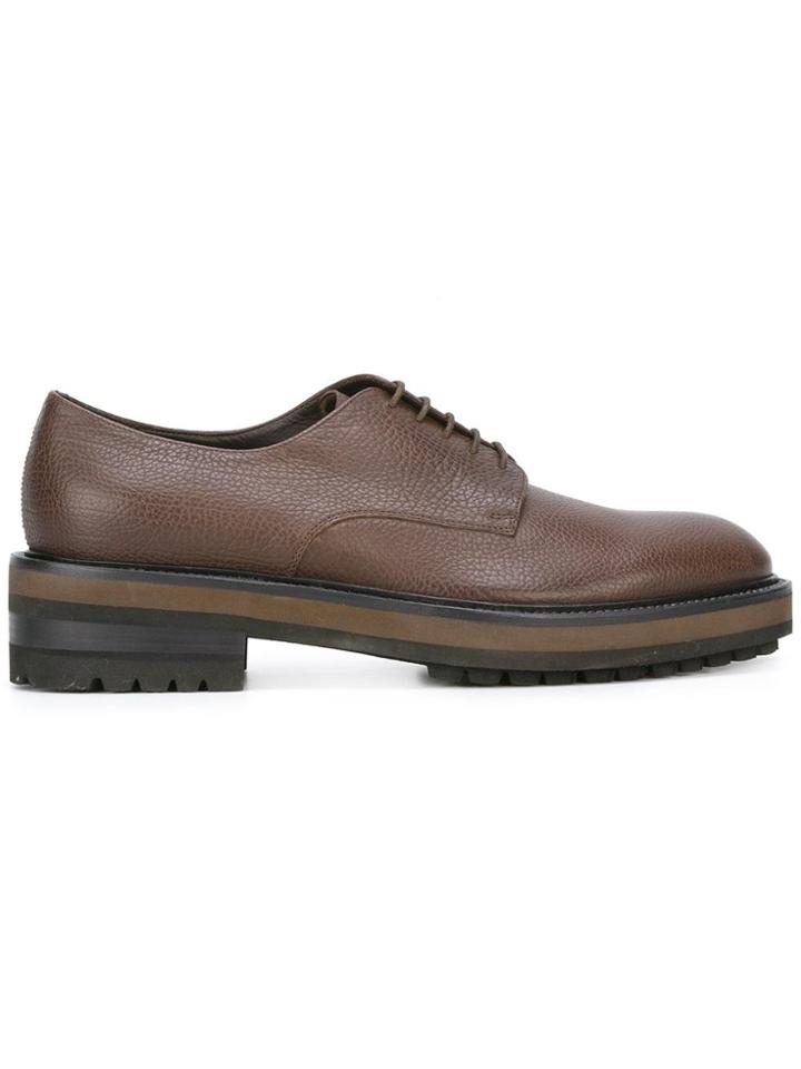 Fratelli Rossetti Chunky Sole Derbies - Brown