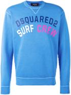 Dsquared2 Surf Crew Sweatshirt, Men's, Size: Small, Blue, Cotton