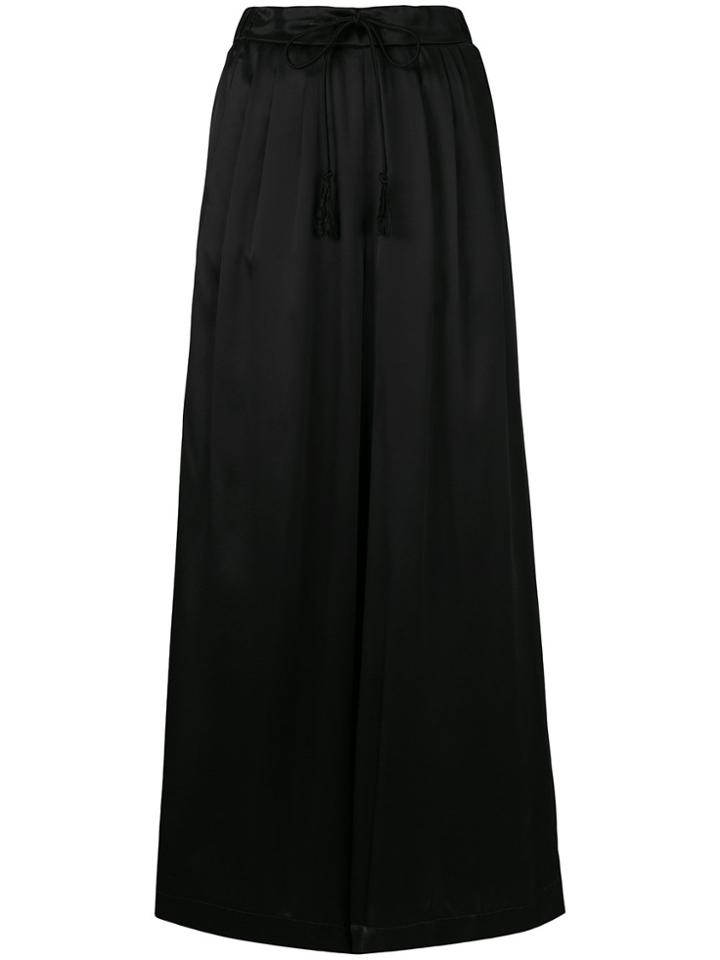 Forte Forte Cropped Palazzo Trousers - Black