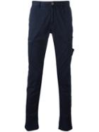 Stone Island Skinny Trousers, Size: 36, Black, Cotton/spandex/elastane
