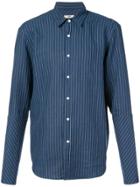 Herman Pinstripe Shirt - Blue