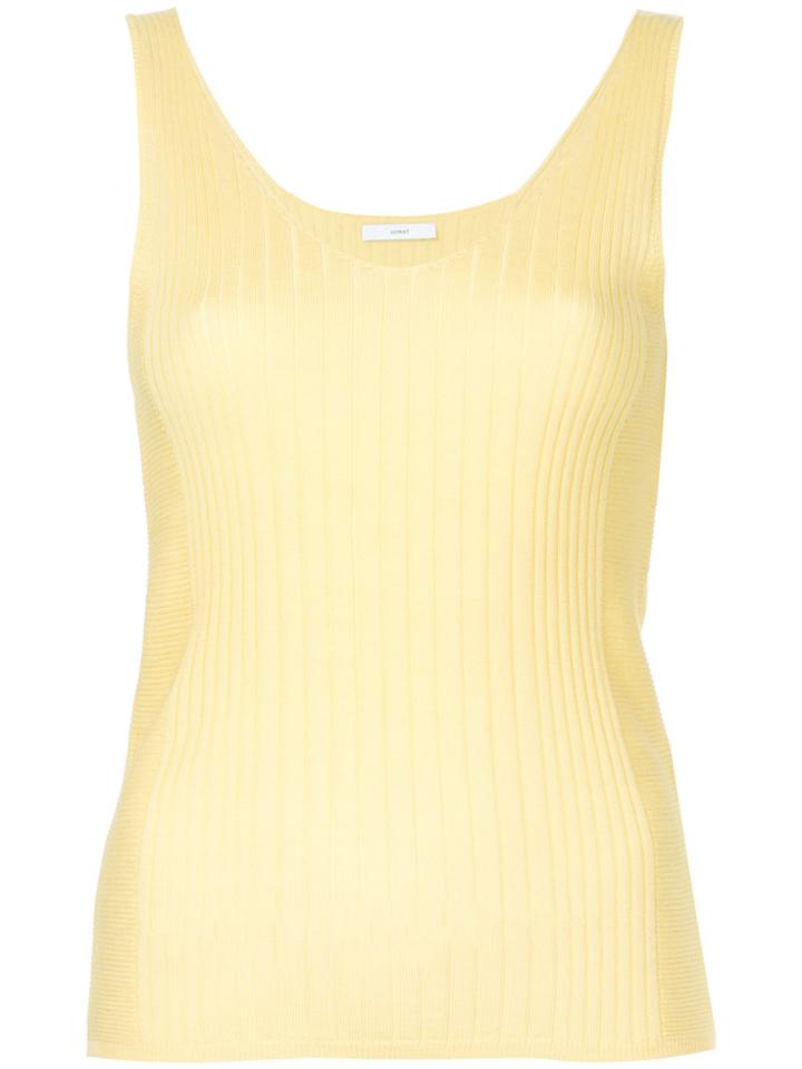 Astraet Ribbed V-neck Vest - Yellow & Orange