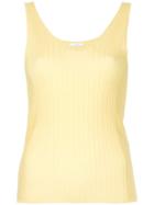 Astraet Ribbed V-neck Vest - Yellow & Orange