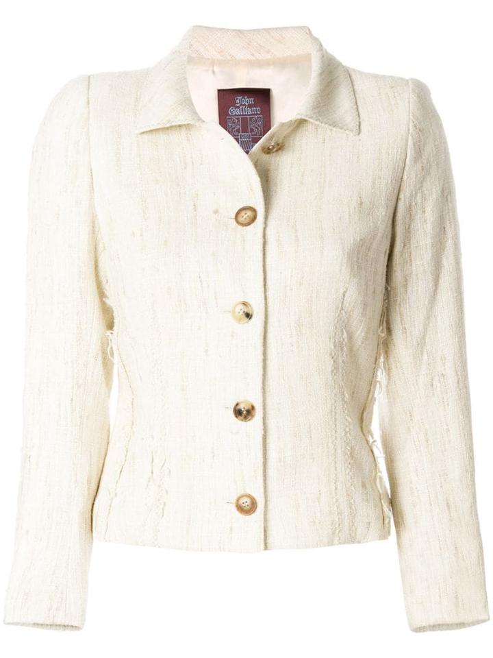 John Galliano Pre-owned Single Breast Jacket - Neutrals