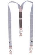 Albert Thurston - Patterned Braces - Men - Silk - One Size, Beige, Silk